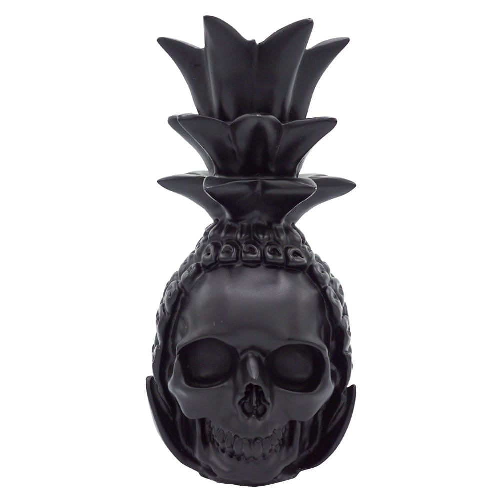 Skull Design - Pääkallo Ananas matta musta